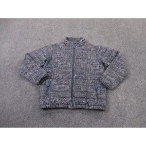 Patagonia Jacket Boy XL 14 Puffer Duck Down Sweater Aztec Print Outdoor 68245